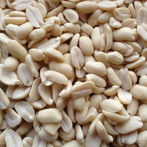 Pauls Mühle Erdnüsse weiss blanchiert ohne Haut 10 kg Premiumqualität ERNTE 2021
