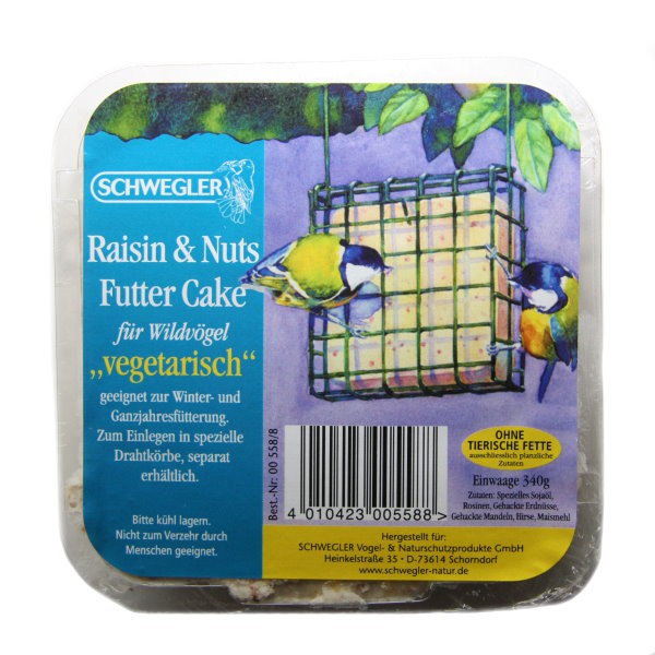 Schwegler Raisins & Nuts Cake Futtergemisch 340 g 00558/8
