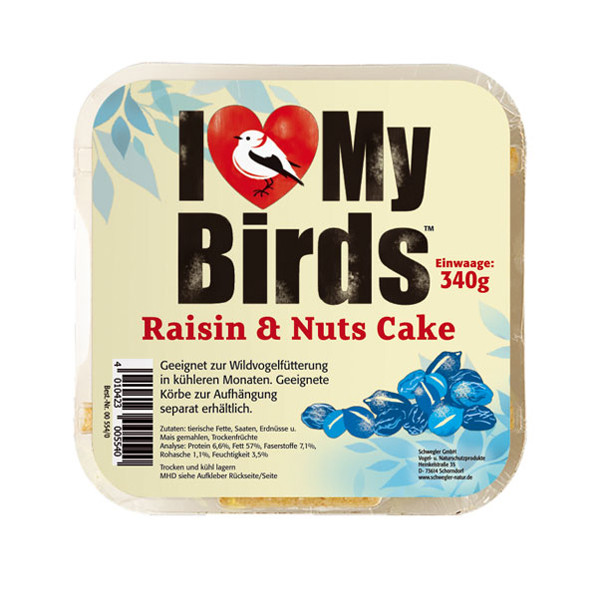 Schwegler Raisins & Nuts Cake Futtergemisch 340 g 00558/8