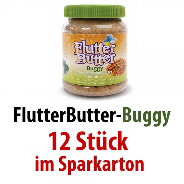 Flutter Butter Erdnussbutter Buggy 12 Stück je 330 g im SPARKARTON
