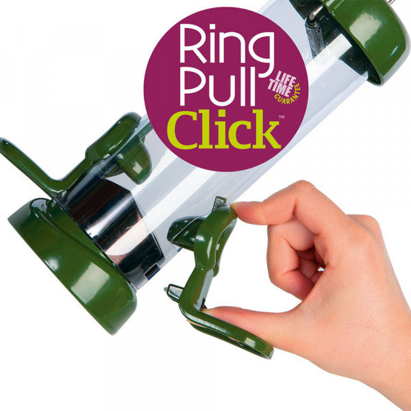 NEU !!! Futtersäule Ring-Pull Click Grün midi Ø 6 cm Höhe: 37,5 cm Modell 00586/1