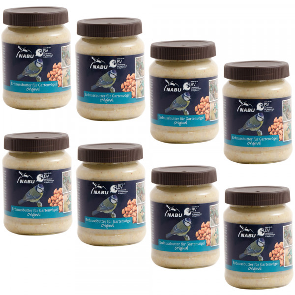 Erdnussbutter für Vögel original 101900815 8 Gläser im SPARKARTON je 330 g