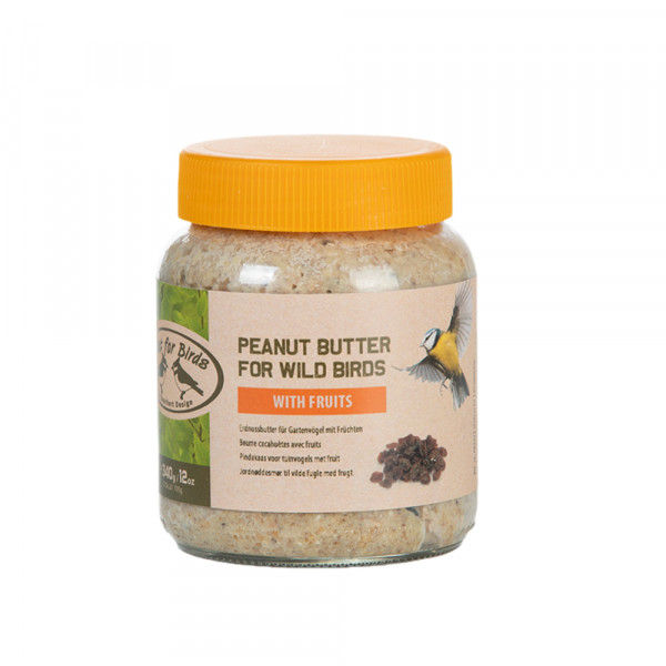 Frucht-Erdnussbutter für Wildvögel proteinreich 340 g FB252