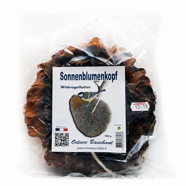 Sonnenblumenkopf zum Aufhängen 10-15 cm